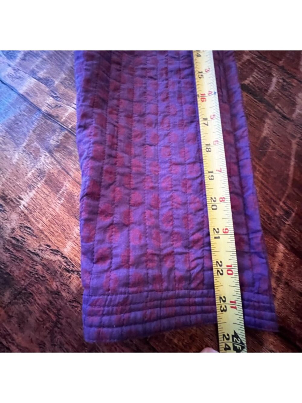 Reversible Purple & Pink Quilted Jacket With Paisley Print Button Front Mandarin - Picture 2 of 7